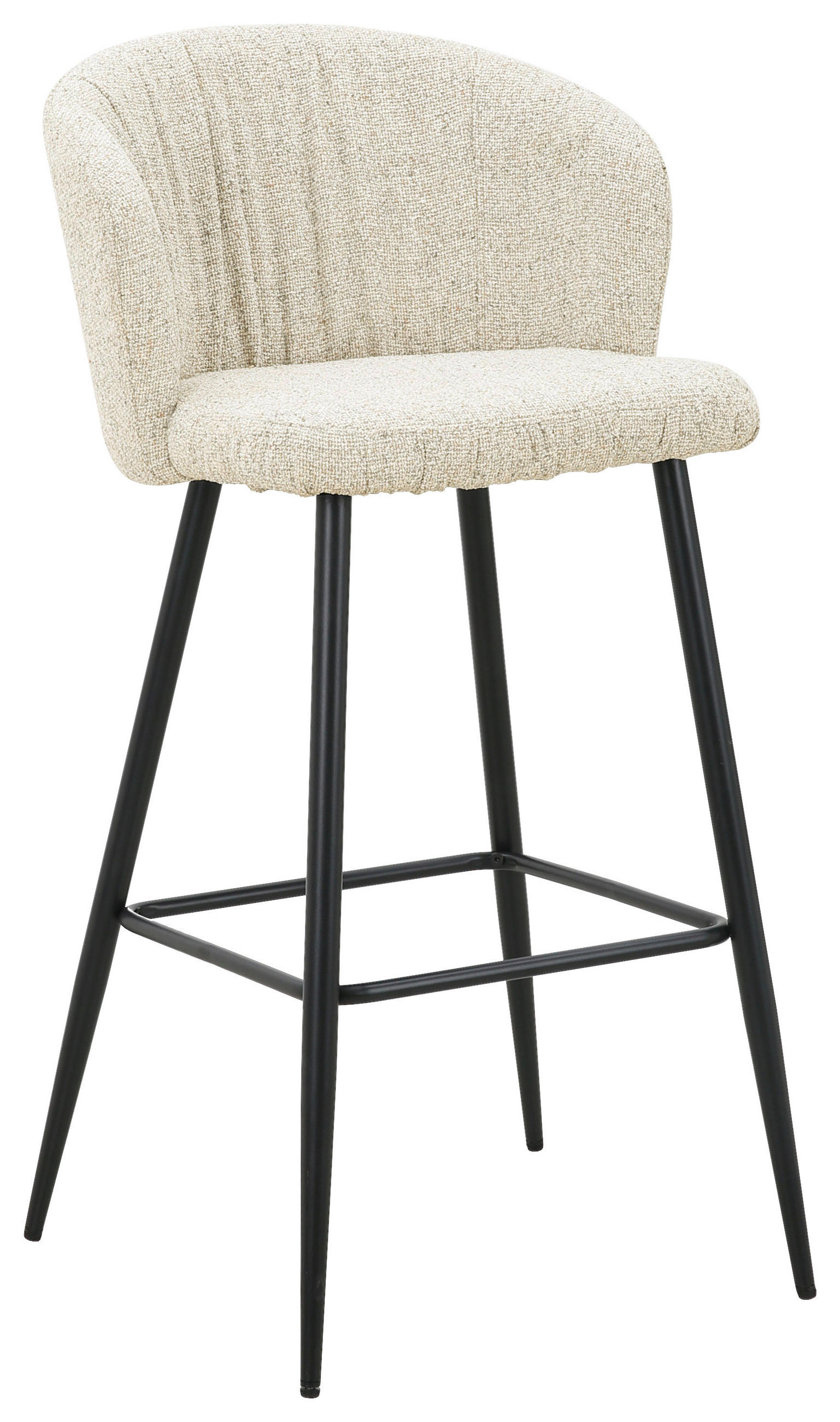 BARPALL i svart, beige  - beige/svart, Modern, metall/textil (55/103/55cm) - Carryhome