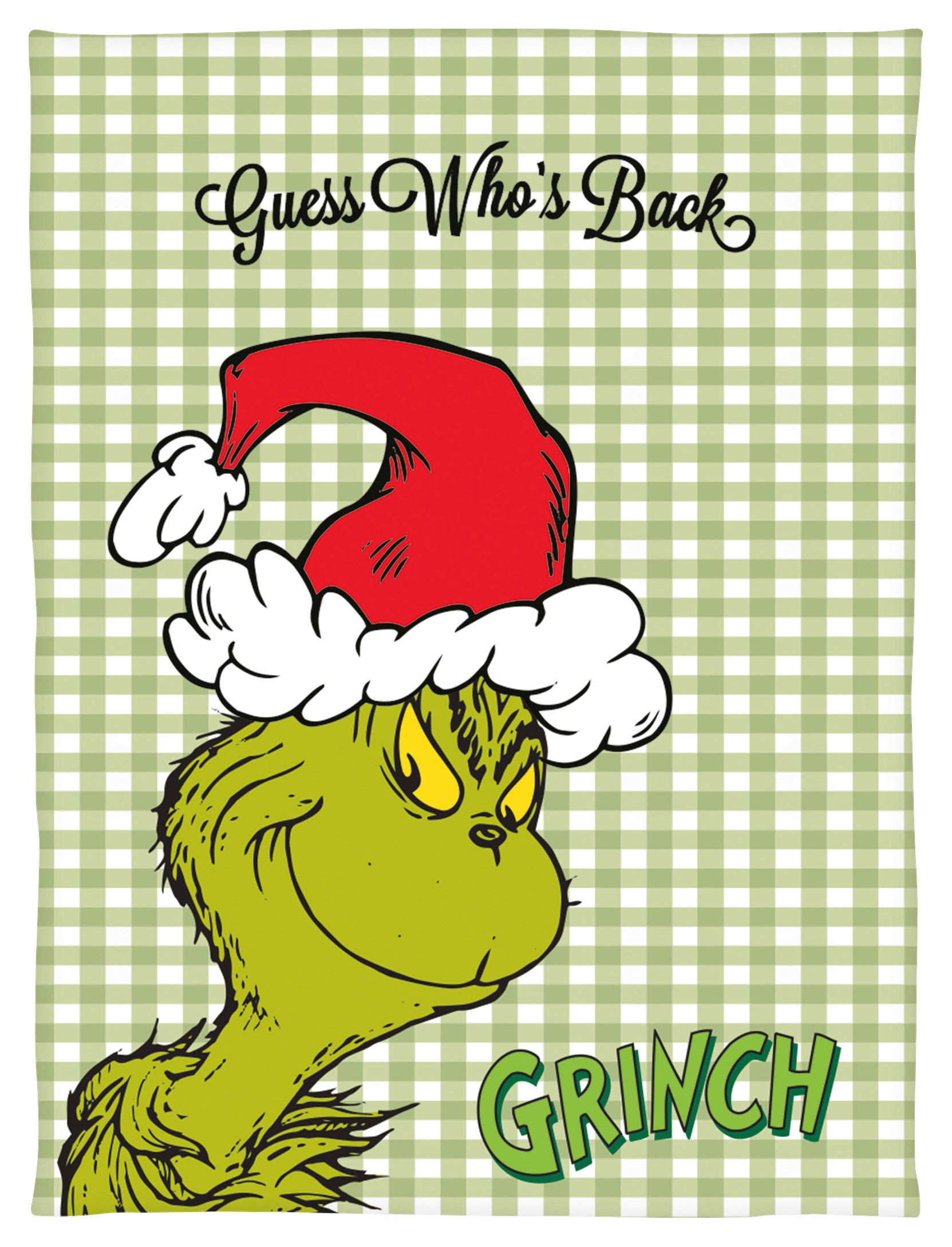 TAKARÓ 150/200 cm  - többszínű, Basics, textil (150/200cm) - The Grinch