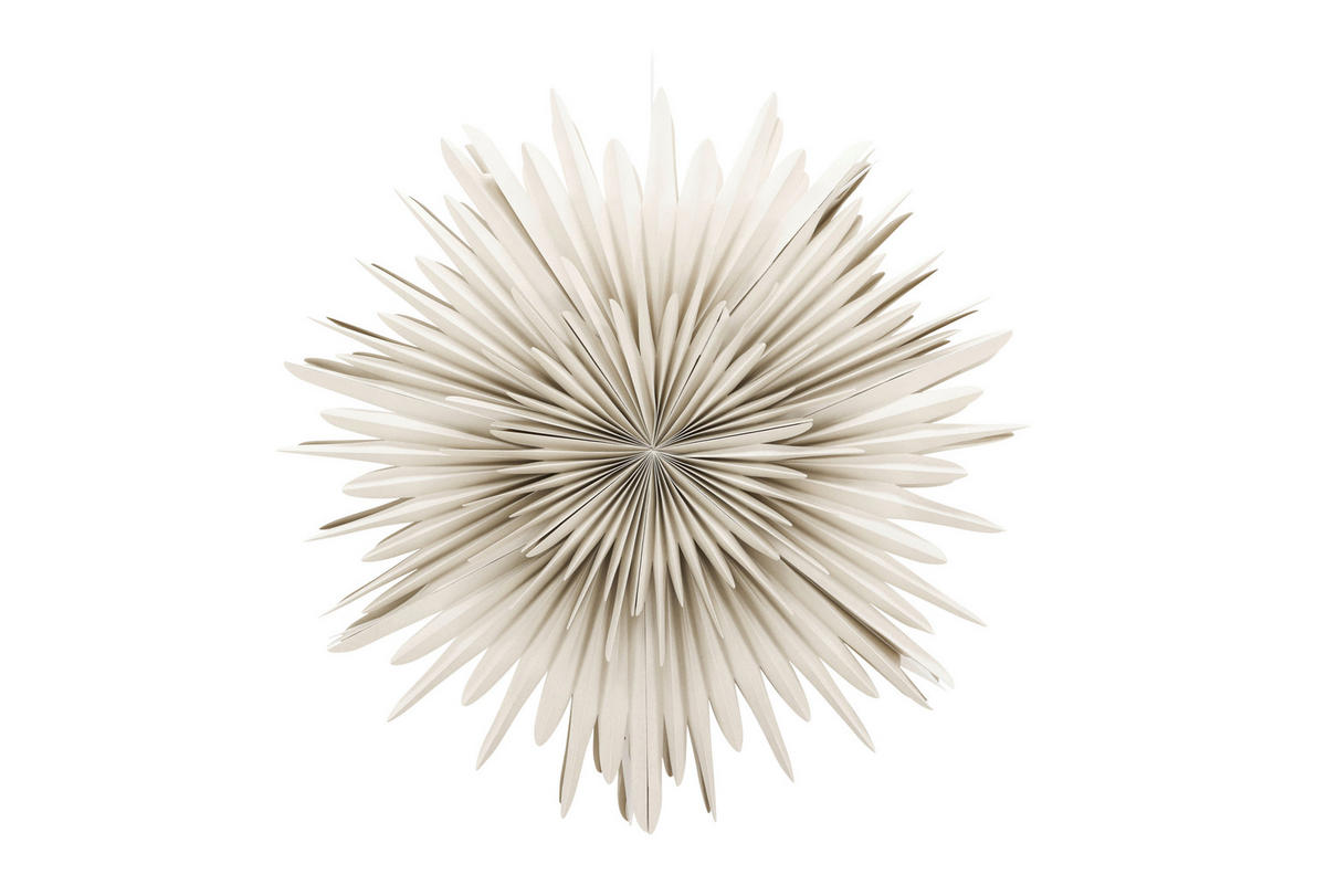 HÄNGELEUCHTE 100/100/28 cm   - Beige, Basics, Papier (100/100/28cm) - P & B