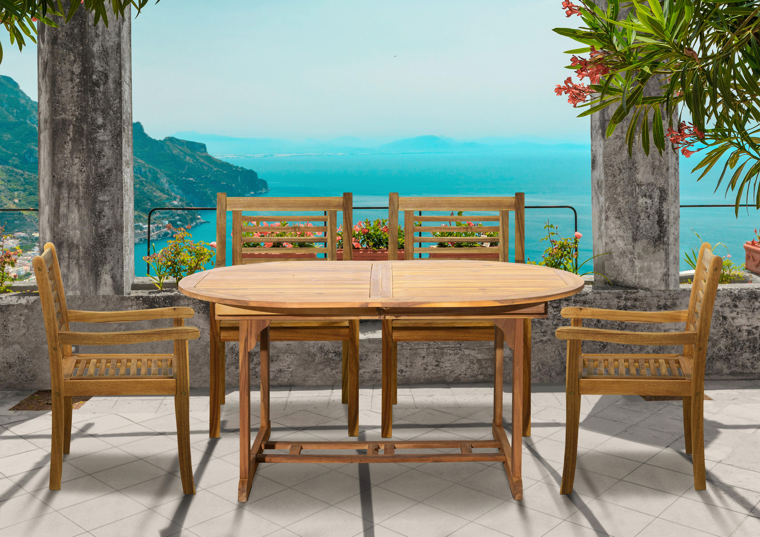 GARTENSESSEL Holz Naturfarben  - Naturfarben, Natur, Holz (58/92/68cm) - Livetastic