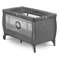 REISEBETT Stefi Plus Grau, Weiß  - Weiß/Grau, Basics, Kunststoff (125/65/76cm) - Lionelo