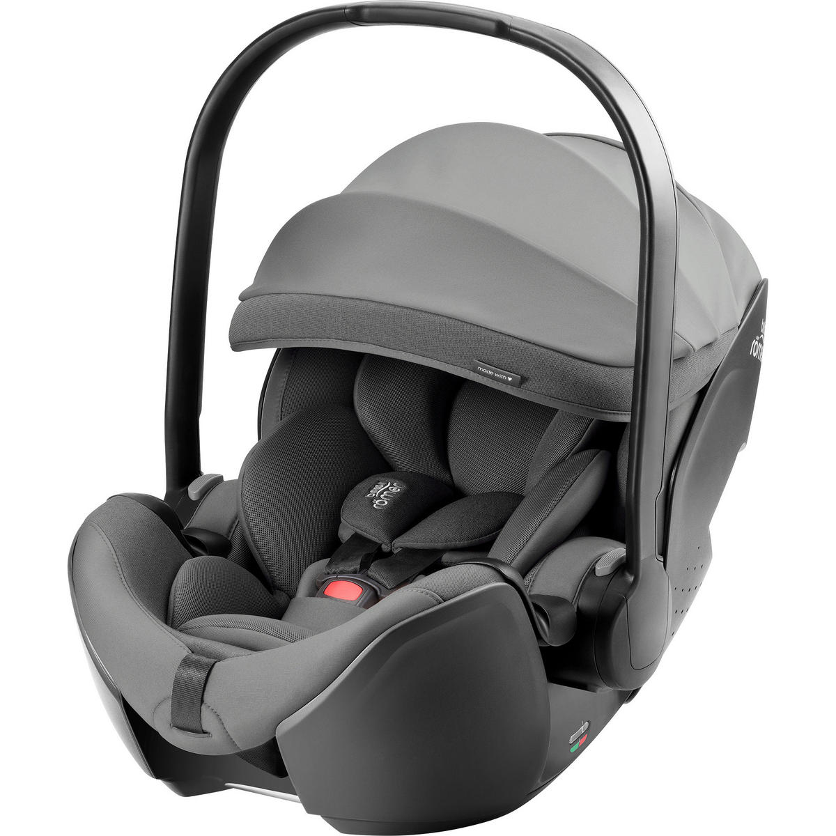 KINDERWAGENSET  Smile 5Z Set  Mineral Grey  - Grau, Basics, Textil/Metall (57/112/97,7cm) - Britax Römer