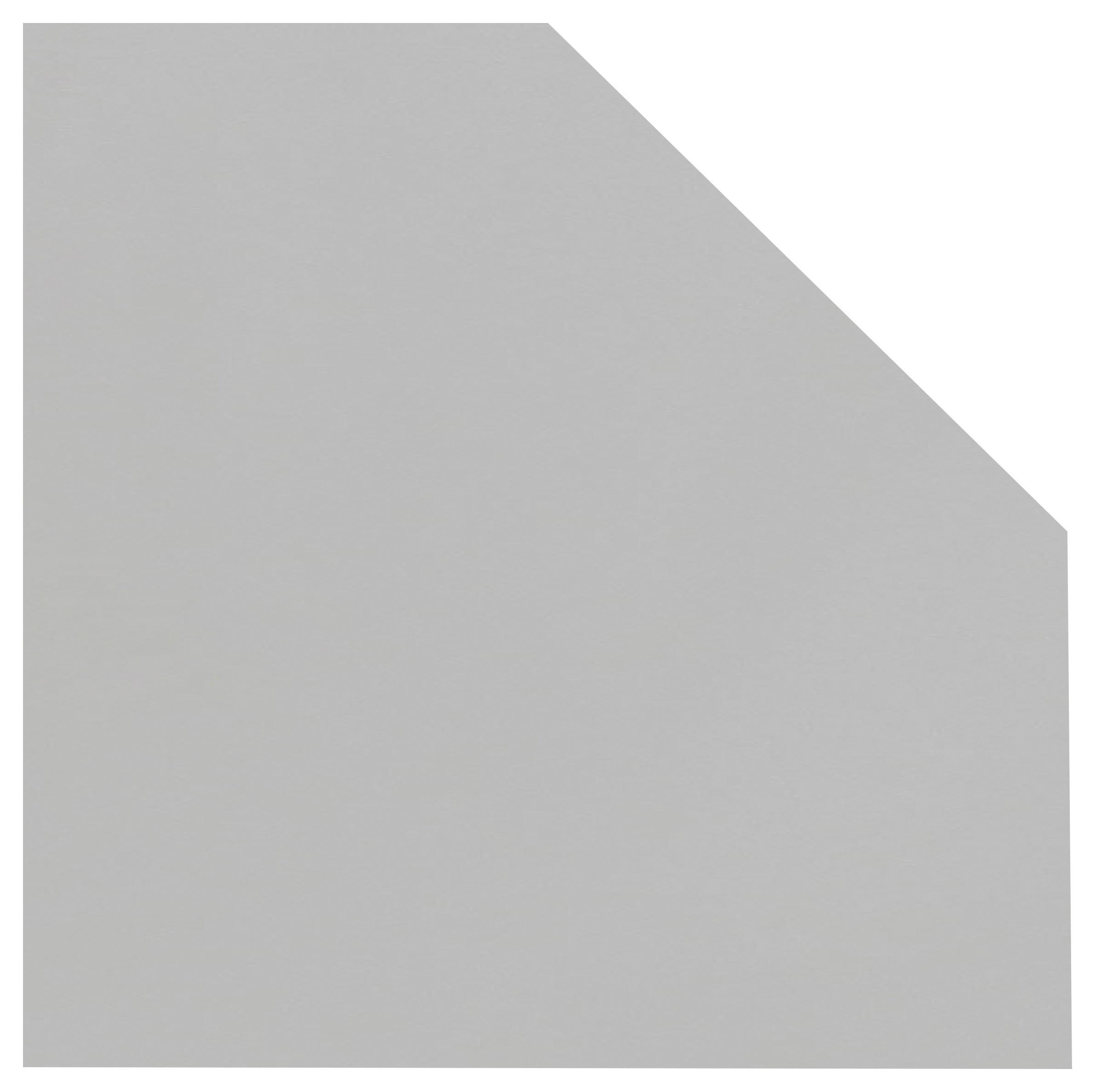 ECKVERBINDUNGSPLATTE  in Hellgrau  - Hellgrau, Basics, Holzwerkstoff (65/2,2/65cm) - MID.YOU