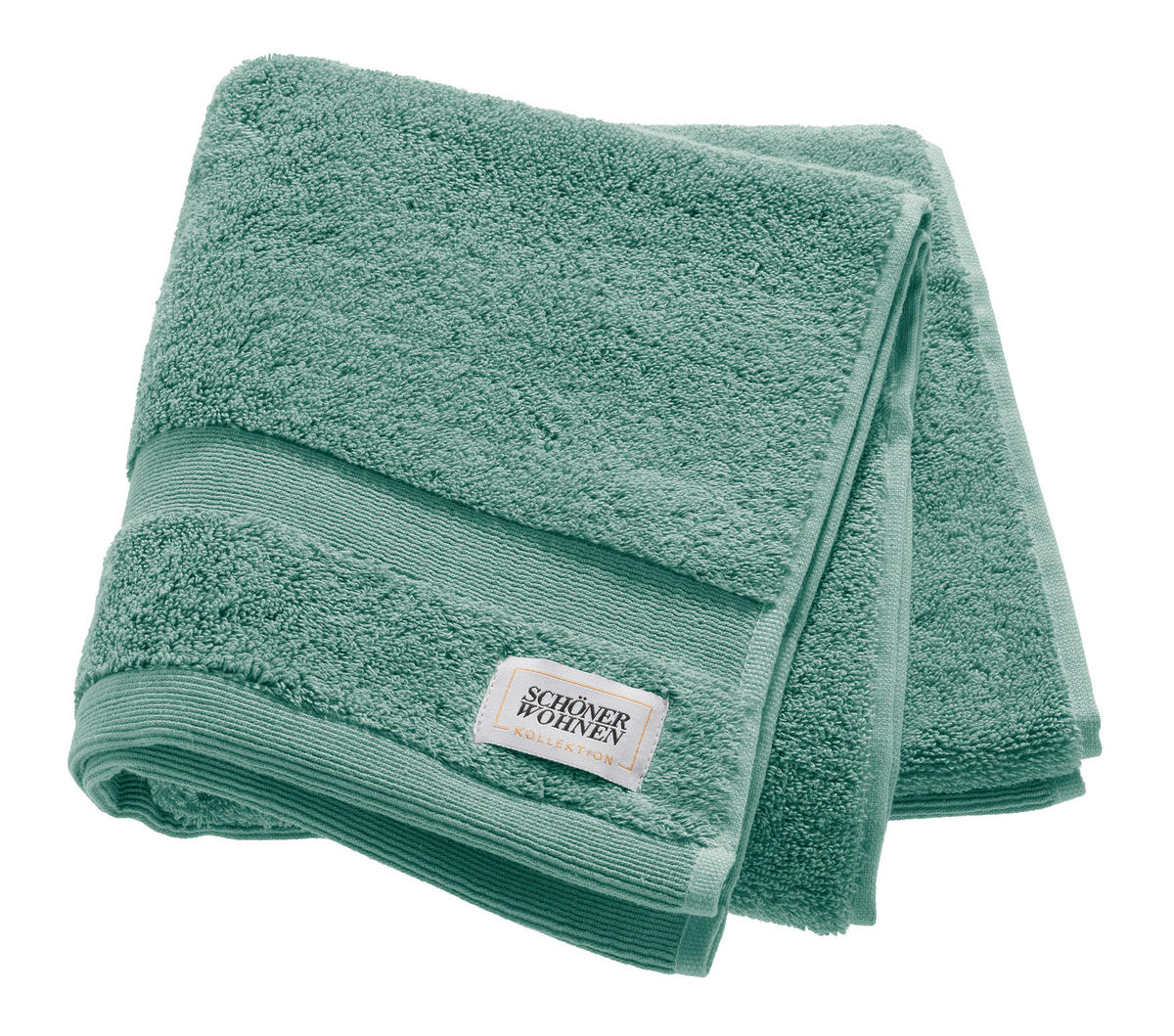 Handtuch 2er-Set SW-Cuddly Mintgrün 2-teilig  - Mintgrün, Basics, Textil (50/100cm) - Schöner Wohnen