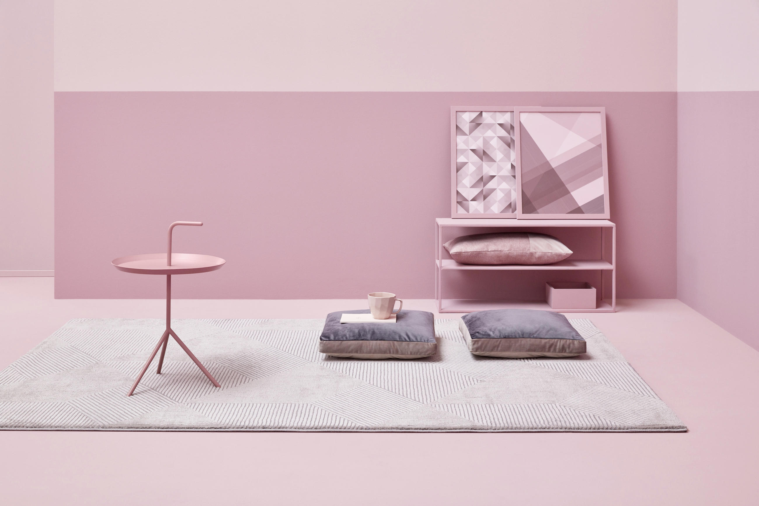 WEBTEPPICH 120/170 cm Velvet Groove Grau, Türkis  - Türkis/Grau, KONVENTIONELL, Textil (120/170cm) - Esprit