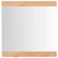 WANDSPIEGEL 89/90/2 cm  - Eichefarben, Design, Glas/Holzwerkstoff (89/90/2cm) - Dieter Knoll