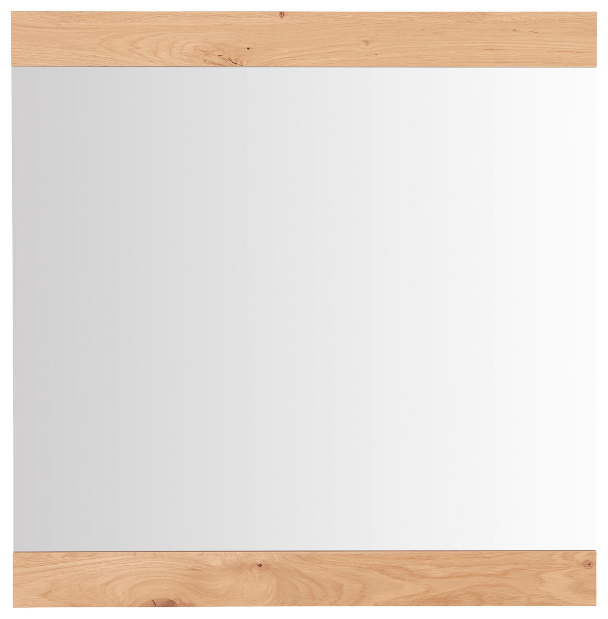WANDSPIEGEL 89/90/2 cm  - Eichefarben, Design, Glas/Holzwerkstoff (89/90/2cm) - Dieter Knoll
