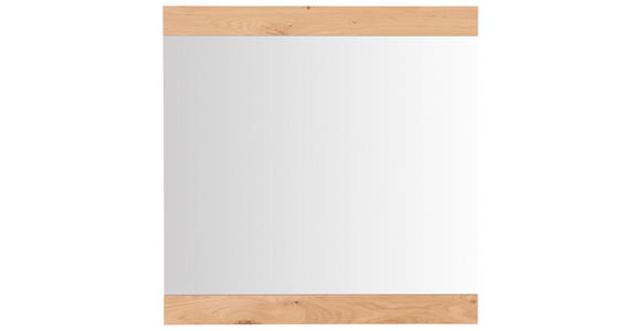 WANDSPIEGEL 89/90/2 cm - Eichefarben, Design, Glas/Holzwerkstoff (89/90/2cm) - Dieter Knoll