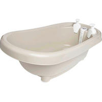 BABYBADEWANNE TAUPE  - Taupe, Basics, Kunststoff (85/32,1/45,5cm) - Bebe Jou