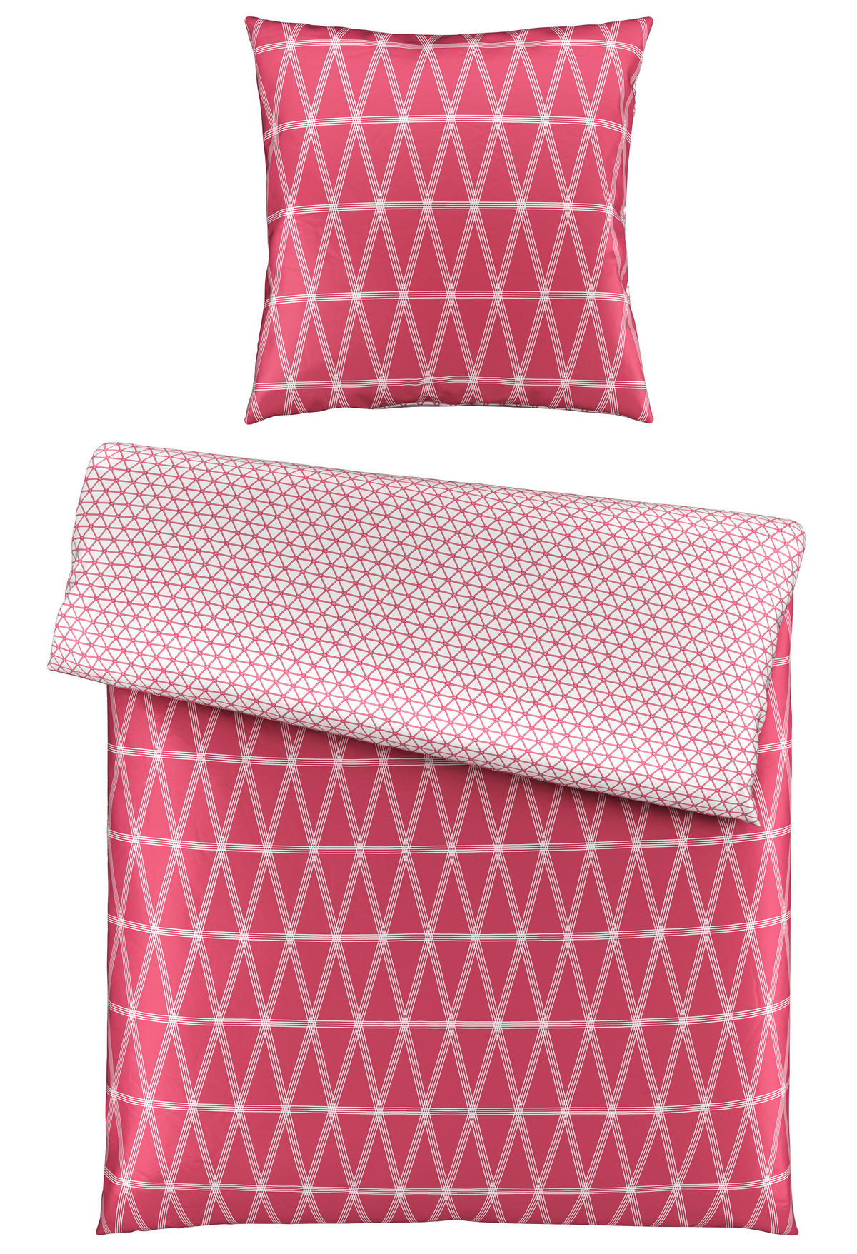 OBOUSTRANNÉ POVLEČENÍ, satén, pink, 135/200 cm - pink, Konvenční, textil (135/200cm) - Novel