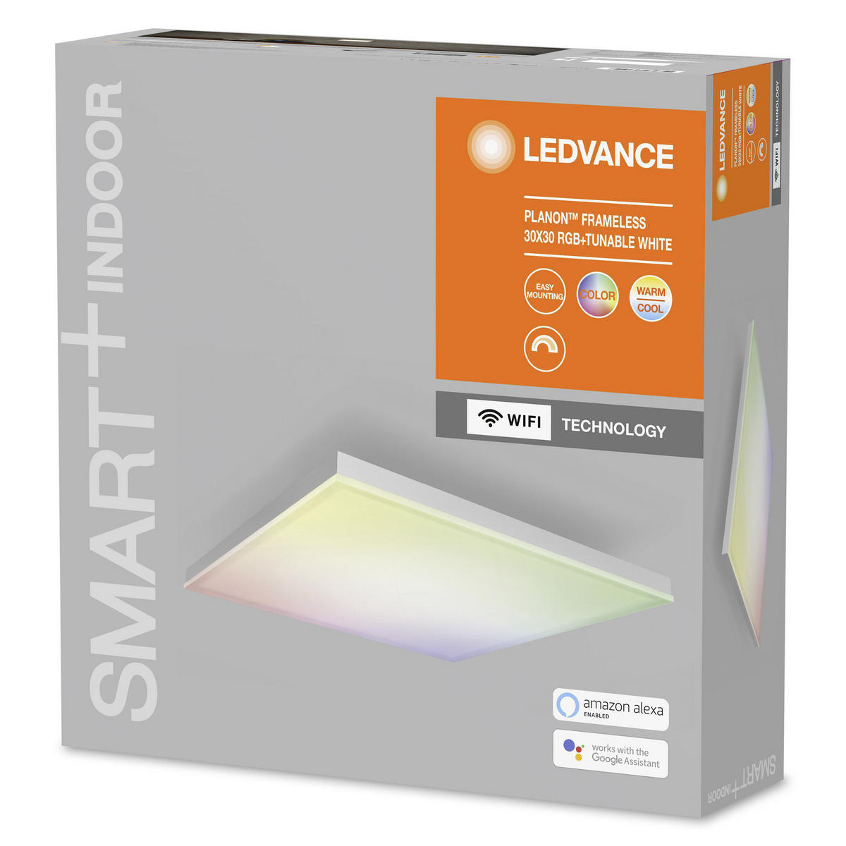 LED-PANEEL Smart+ WiFi Planon Frameless 30/30/6,9 cm   - Weiß, Basics, Metall (30/30/6,9cm) - Ledvance