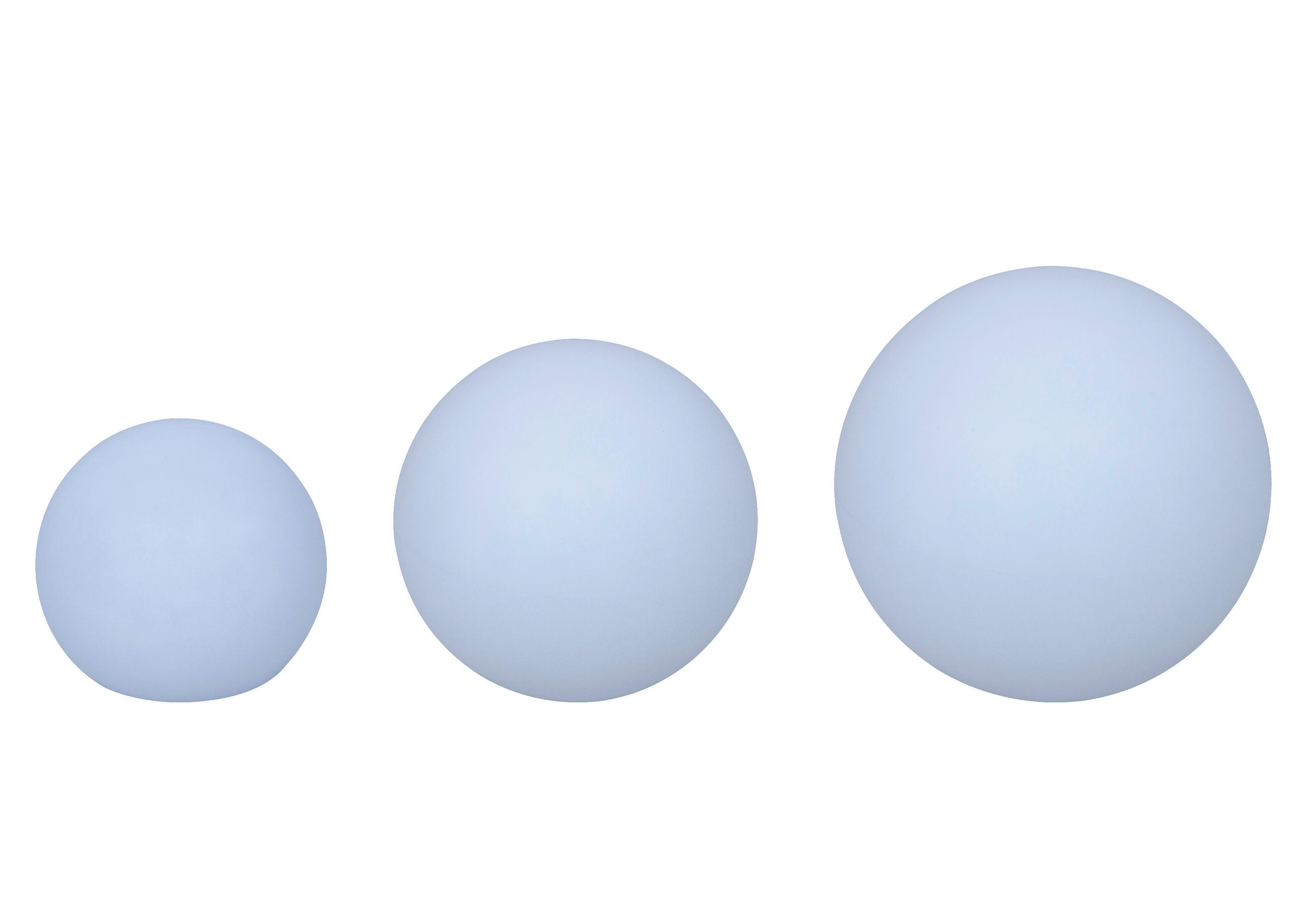 Thumbnail - Ambia Garden Solarleuchte Bolton, Weiß, Kunststoff, 3-teilig, 30 mm,20 mm,25 mm, Kugel, RoHS, CE, mit Schalter, Ladeanze...