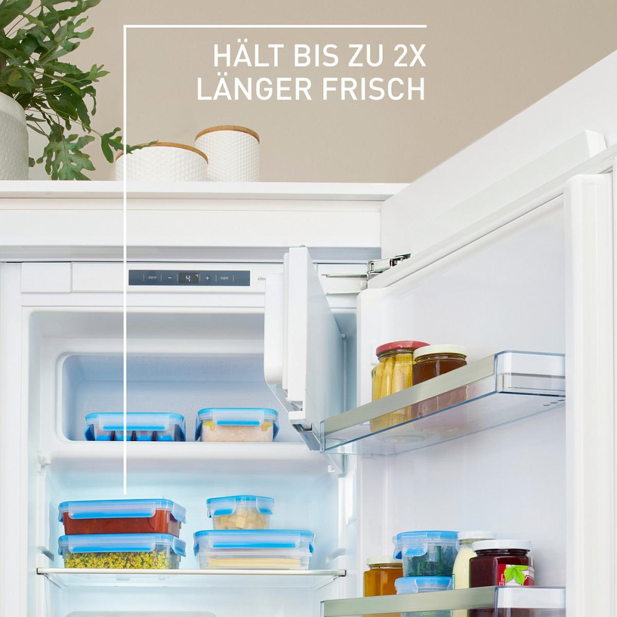FRISCHHALTEDOSENSET Clip & Close  - Transparent, Basics, Kunststoff - Emsa
