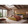 POLSTERBETT 180/200 cm  in Gelb  - Gelb, Modern, Holz/Holzwerkstoff (180/200cm) - MID.YOU