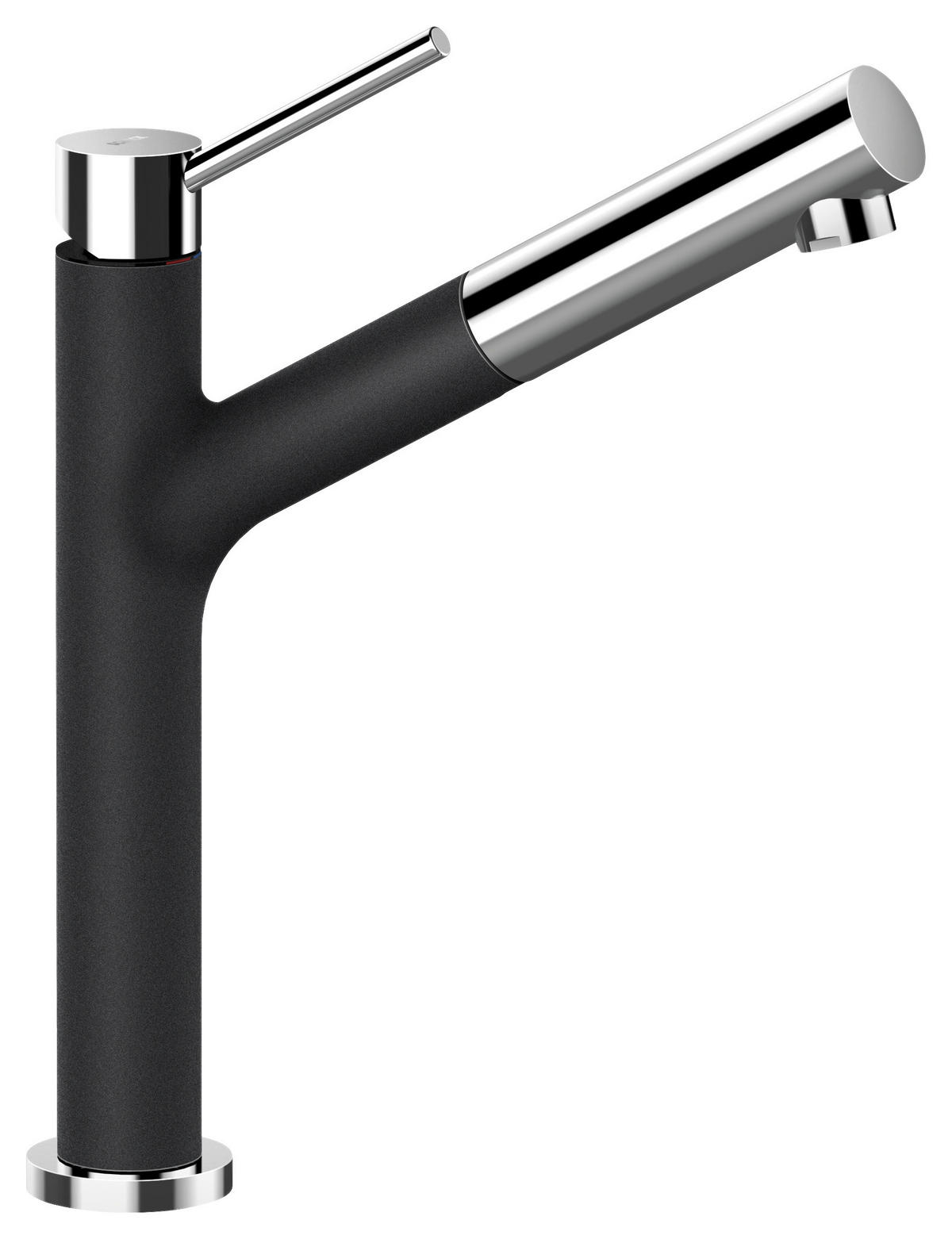 KÜCHENARMATUR 510120MAG  - Chromfarben/Dunkelgrau, Basics, Stein/Metall (5/29,3/23,2cm) - Schock