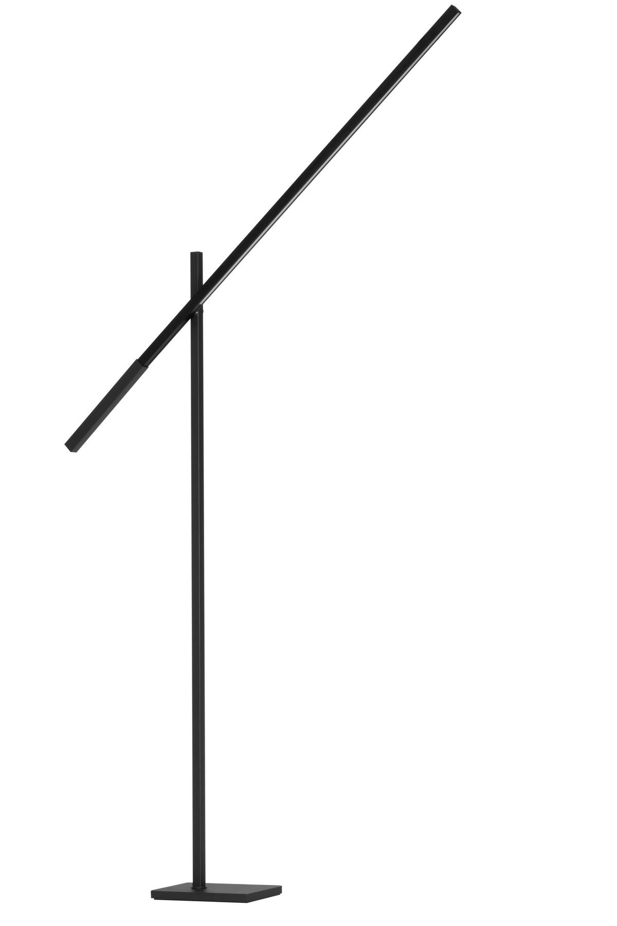 LED-STEHLEUCHTE 27-150/19/162-248 cm    - Schwarz, Design, Metall (27-150/19/162-248cm) - Dieter Knoll