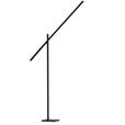 LED-STEHLEUCHTE 27-150/19/162-248 cm    - Schwarz, Design, Metall (27-150/19/162-248cm) - Dieter Knoll