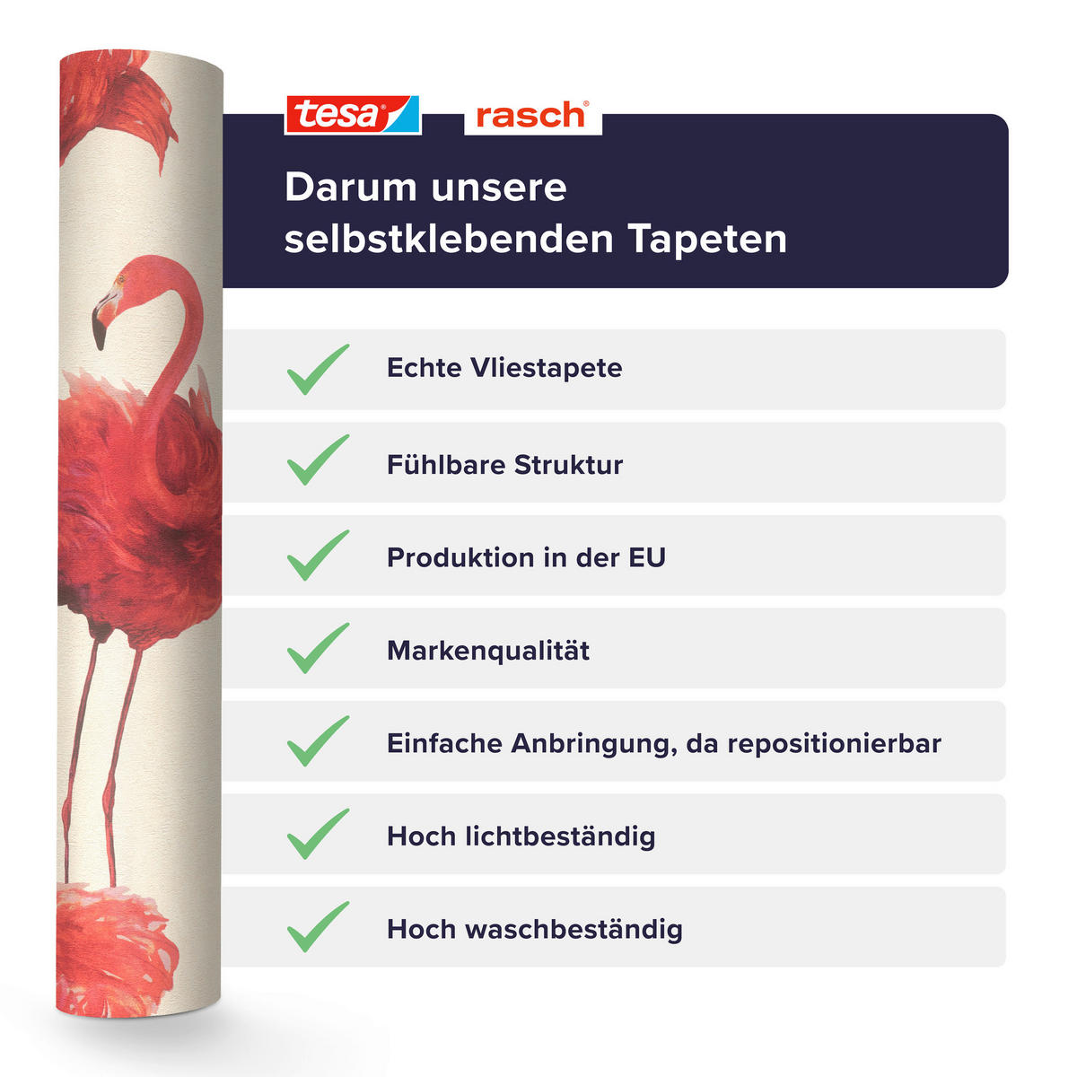 TAPETE - Rosa, Trend, Textil (600/53cm) - Tesa
