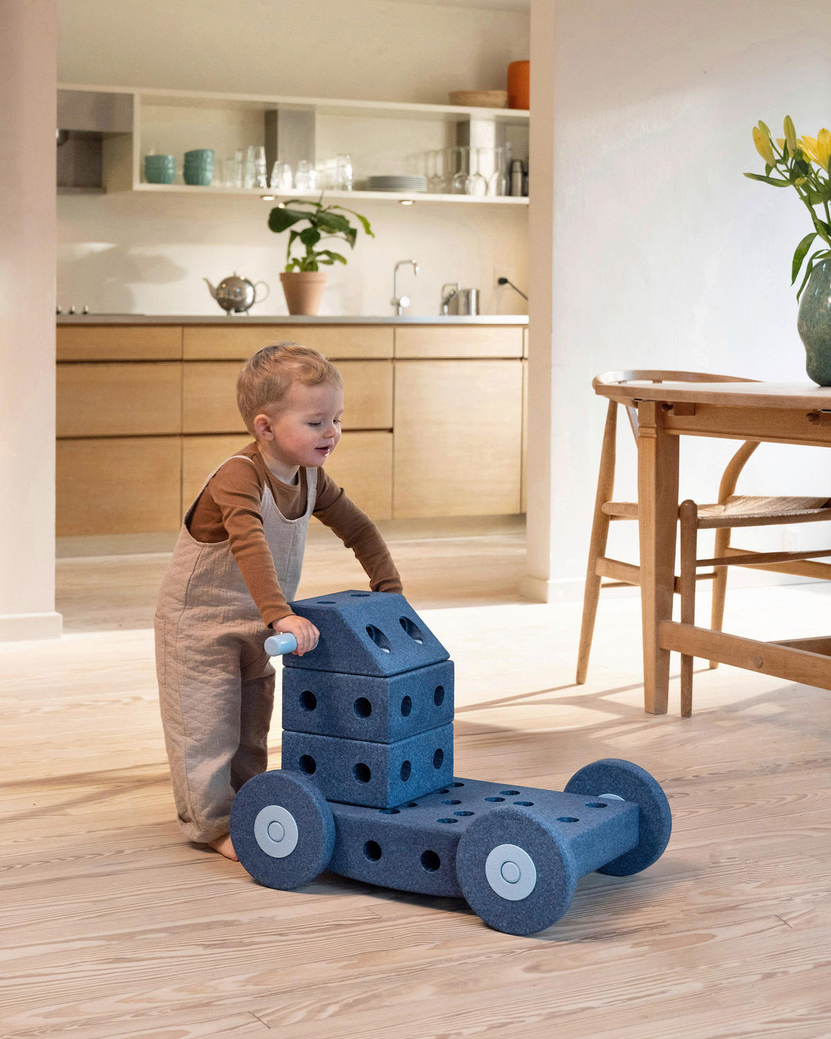 KONSTRUKCIJSKA IGRAČKA   - tamno plava/svijetlo plava, Basics, plastika (21/41/71cm) - MODU