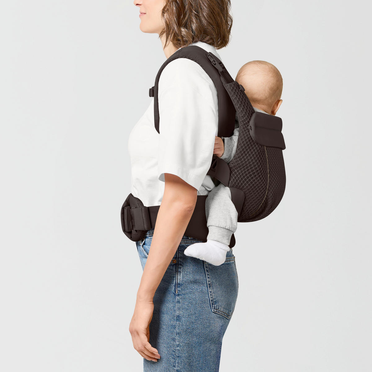 BABYTRAGE Amya  - Dunkelbraun, Basics, Textil (50/60cm) - Cybex