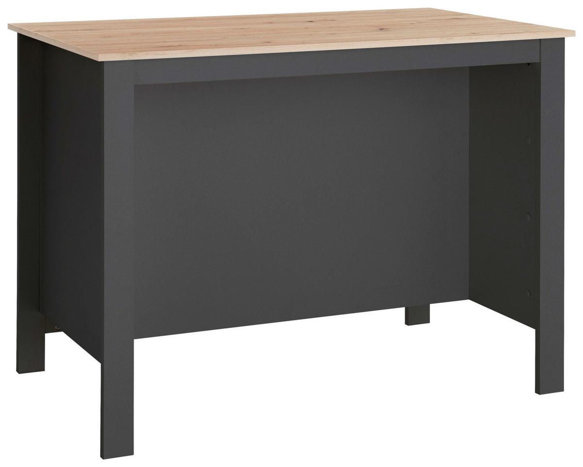KUHINJSKI OTOK antracit, hrast Artisan  - hrast Artisan/antracit, Design, drvni materijal (124/90/75cm) - MID.YOU