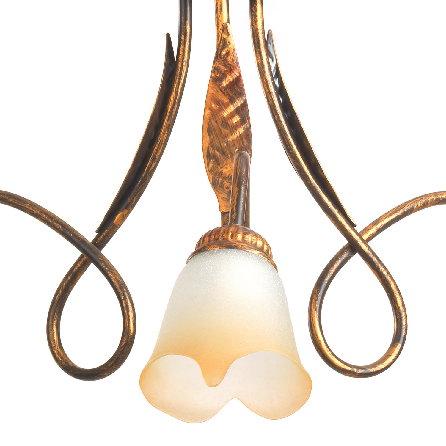 KRONLEUCHTER 65/82 cm   - KONVENTIONELL, Glas/Metall (65/82cm)