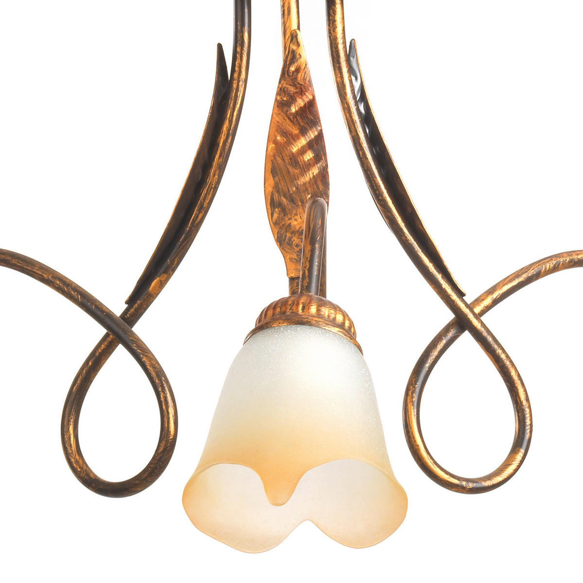 KRONLEUCHTER 65/82 cm   - KONVENTIONELL, Glas/Metall (65/82cm)