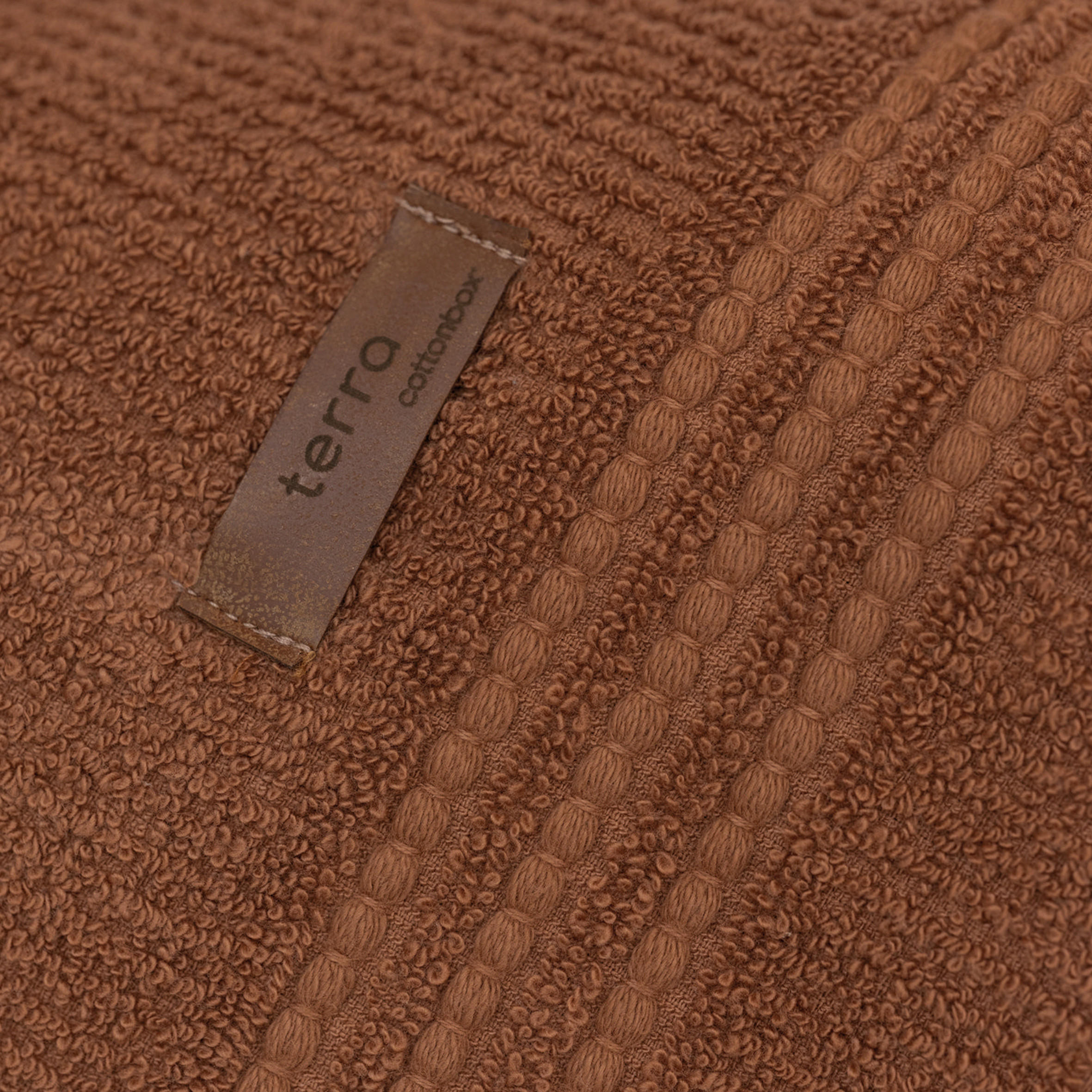 FROTTIERSET Braun 3-teilig  - Braun, Basics, Textil (75/150cm)