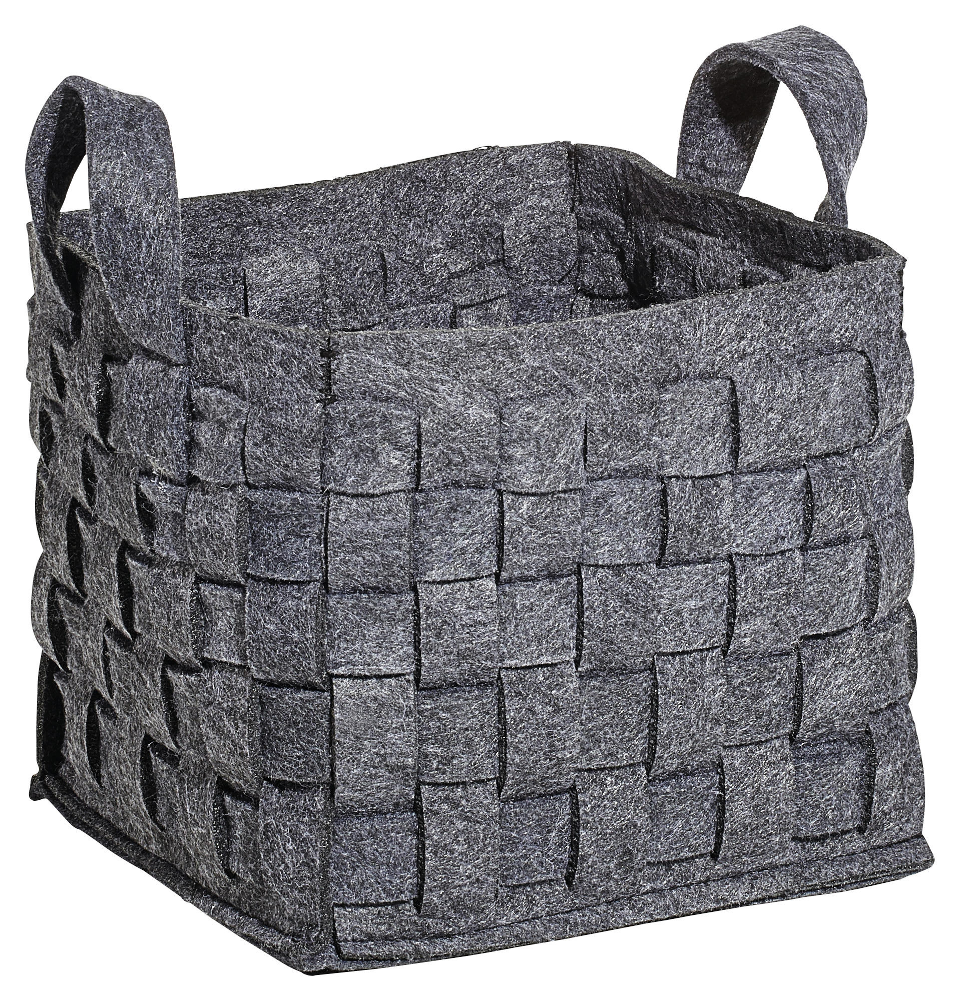 WÄSCHEKORB - Dunkelgrau, Design, Textil (24/30/24cm) - Landscape