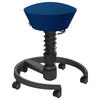 BÜROHOCKER 55/45,66/55 cm  - Blau/Schwarz, Basics, Kunststoff/Textil (55/45,66/55cm) - Aeris