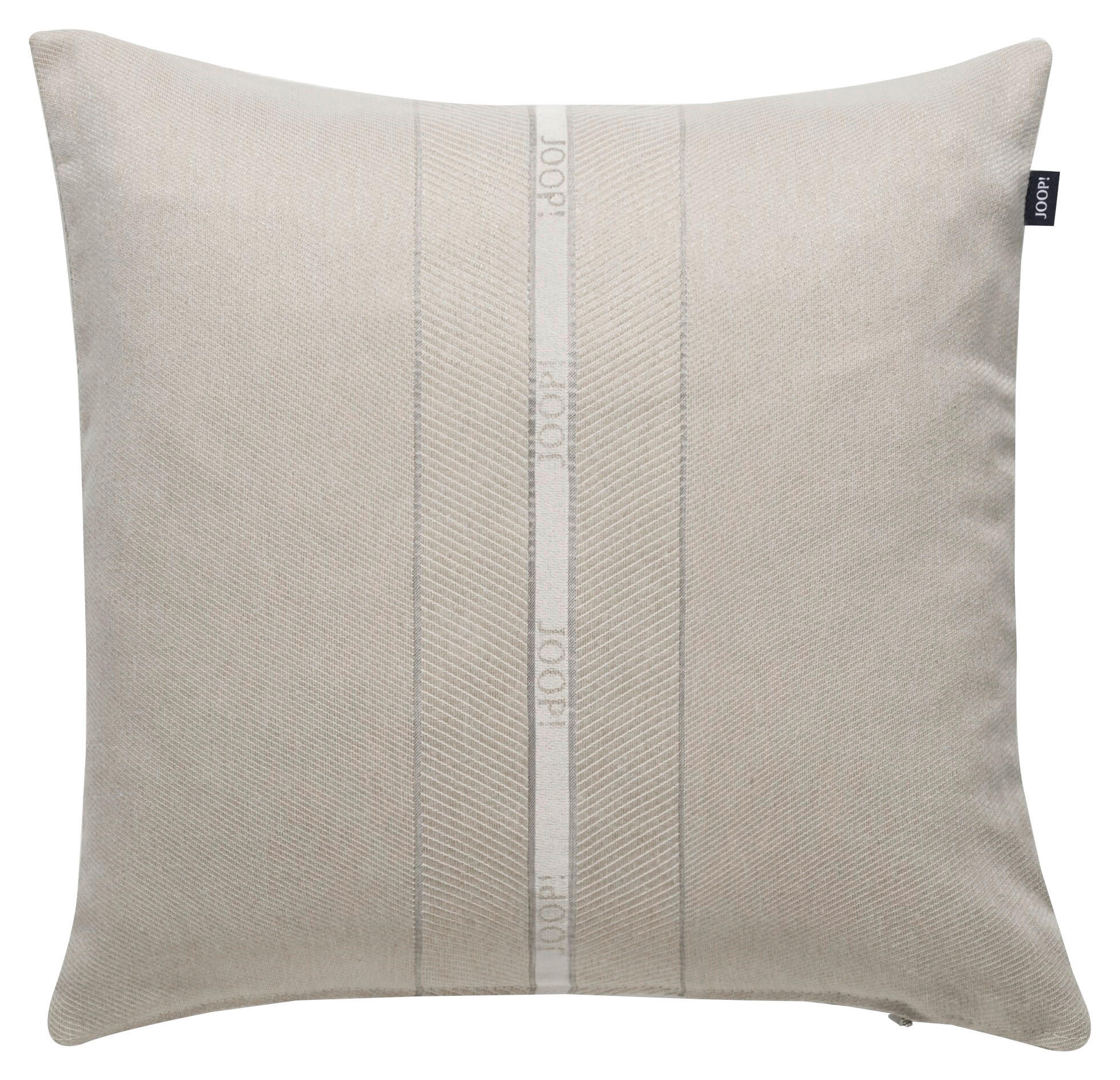 KISSENHÜLLE J! RIBBON 40/40 cm  - Champagner/Beige, Design, Textil (40/40cm) - Joop!