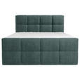BOXBETT 140/200 cm  in Türkis  - Türkis/Chromfarben, MODERN, Holz/Holzwerkstoff (140/200cm) - Esposa