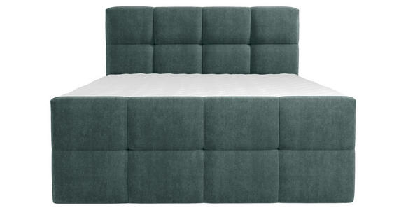 BOXBETT 140/200 cm  in Türkis  - Türkis/Chromfarben, MODERN, Holz/Holzwerkstoff (140/200cm) - Esposa