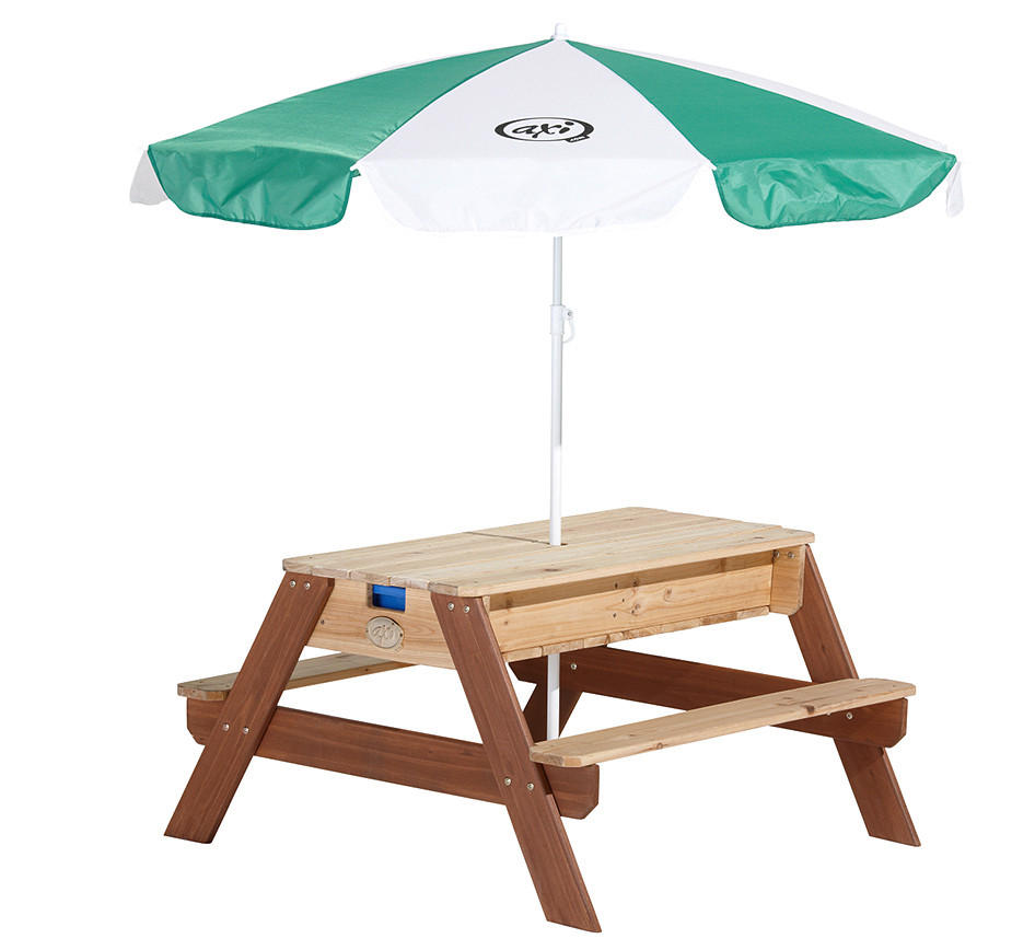 DĚTSKÝ ZAHRADNÍ STŮL hnědá - hnědá, dřevo (80/56/90cm)