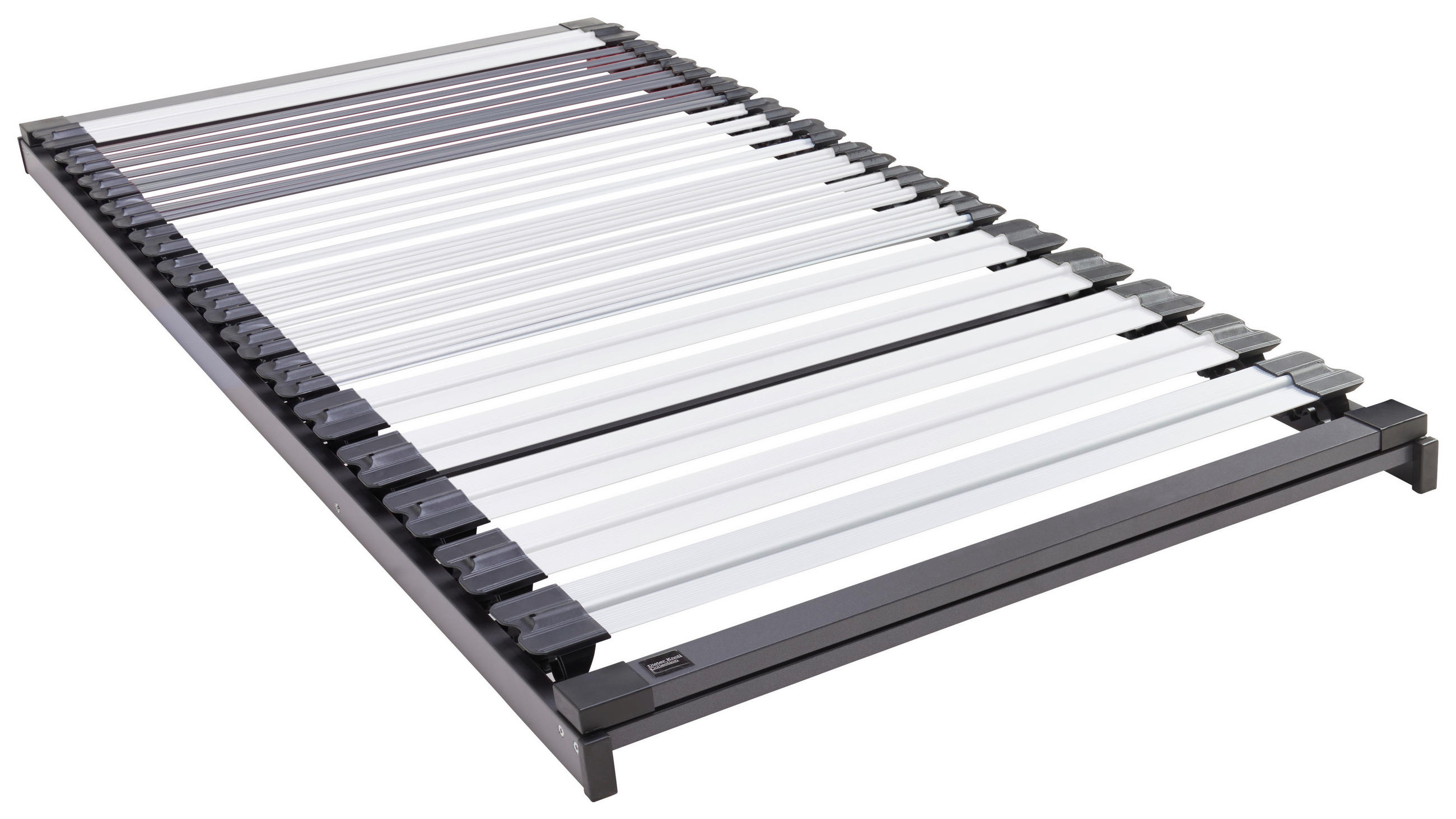 LATTENROST 90/200 cm  - Schieferfarben/Anthrazit, Basics, Holz/Kunststoff (90/200cm) - Dieter Knoll