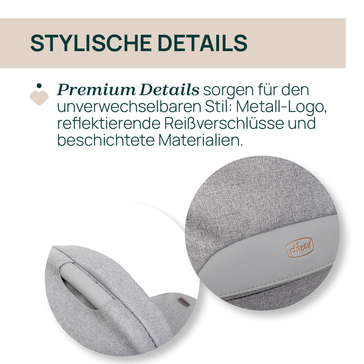 LIEGEWANNE - Grau, Basics, Textil (43/64/83cm) - Chicco