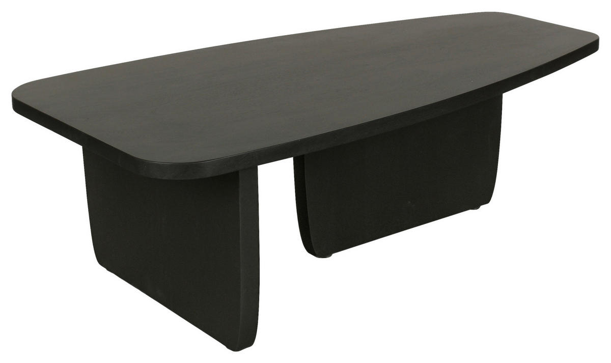 COUCHTISCH Akazie vollmassiv Schwarz  - Schwarz, Design, Holz (115/60/36,5cm) - MID.YOU