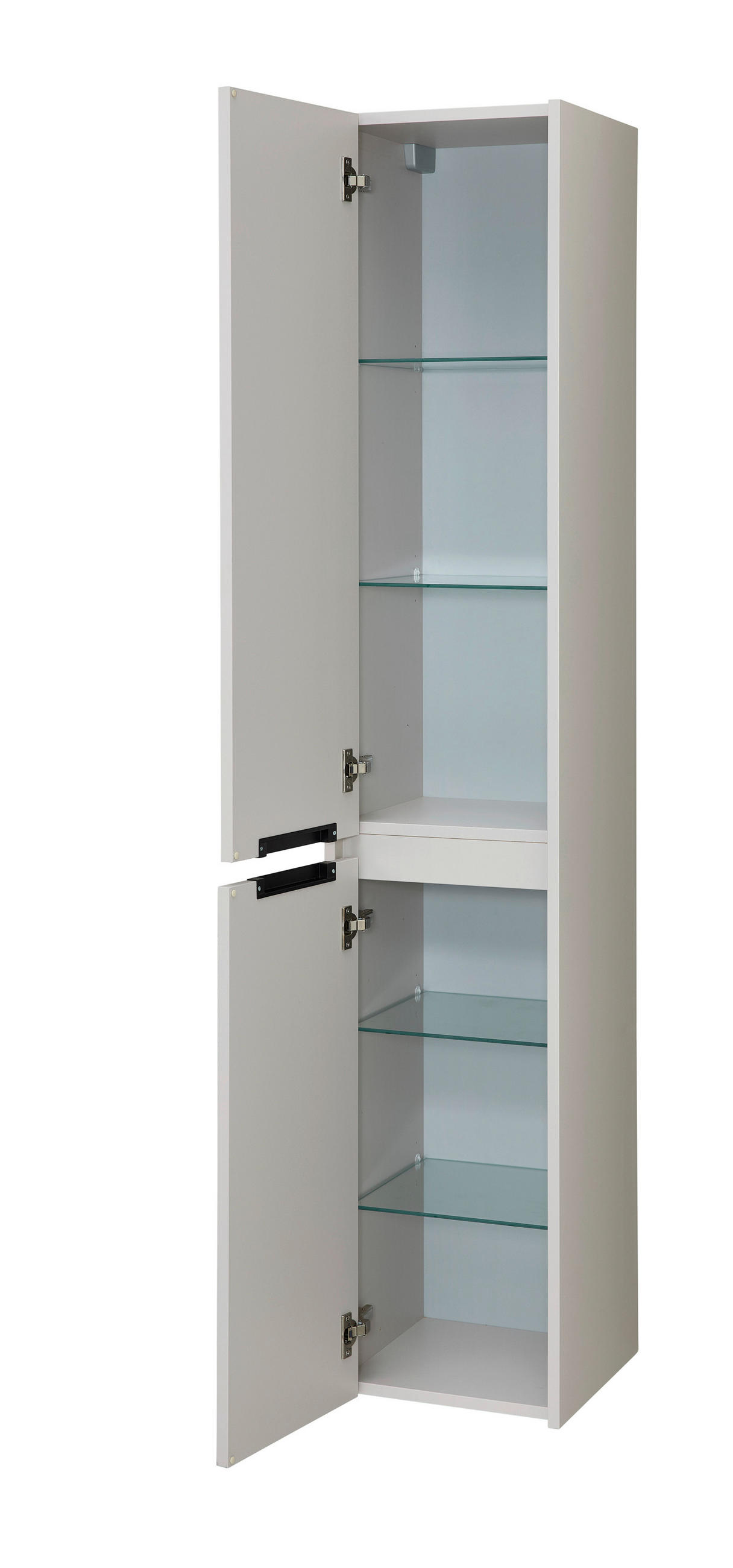 Thumbnail - Sadena Hochschrank Landau, Kaschmir, Glas, 4 Fächer, 33.3x170.7x33 cm, Zusatzausstattung erhältlich, hängend, Typenauswa...