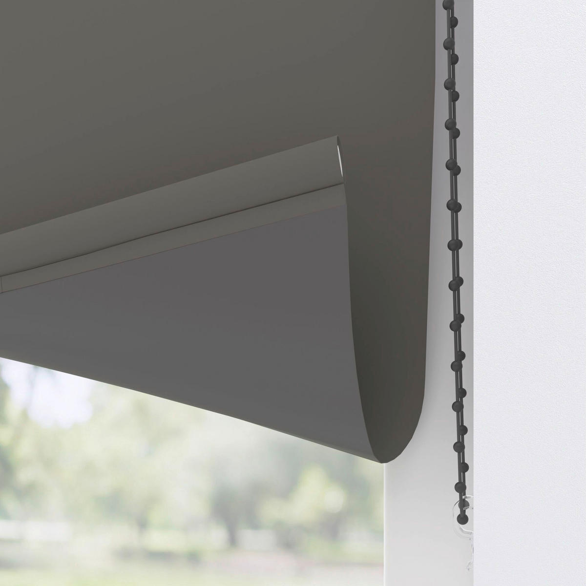 VERDUNKELUNGSROLLO  - Anthrazit, Basics, Textil (70/190cm)