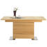 ESSTISCH Kernbuche furniert rechteckig Buchefarben, Edelstahlfarben - Edelstahlfarben/Buchefarben, MODERN, Holz/Metall (160(210)/100/77cm) - DIETER KNOLL