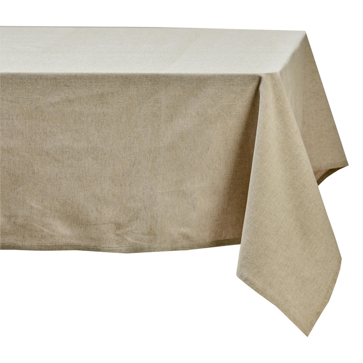 BORDSDUK Ronja textil vävt tyg beige  - beige, Basics, textil (140/240/0.5cm)