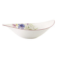 SALATSCHÜSSEL  Mariefleur Serve and Salad 24 cm  - Multicolor/Weiß, Basics, Keramik (24cm) - Villeroy & Boch