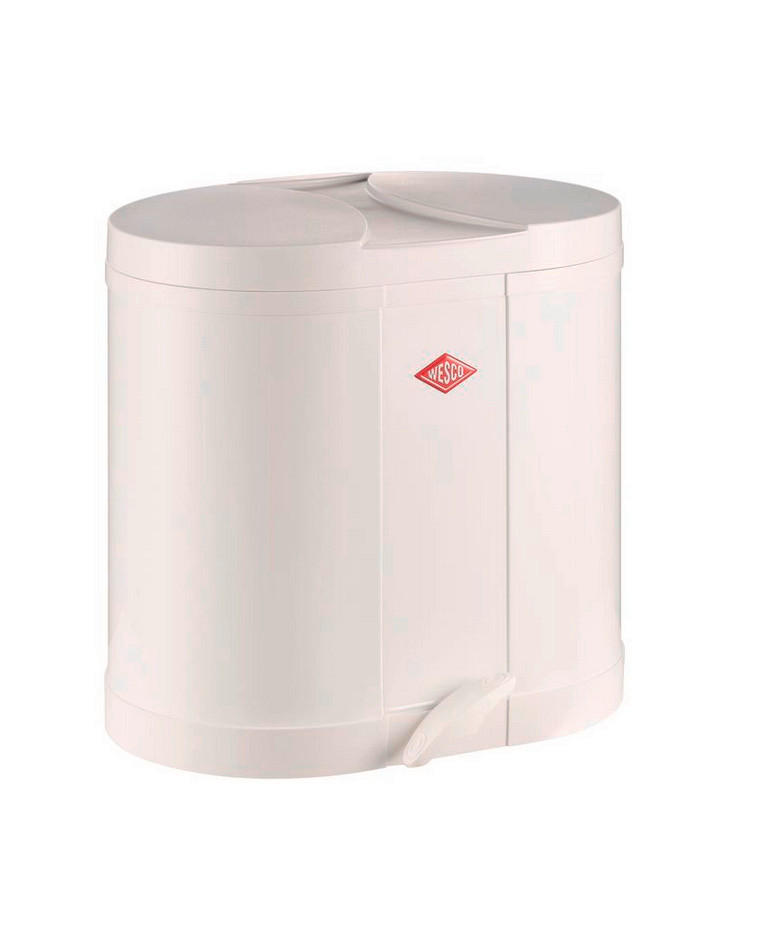 ABFALLSAMMLER ÖKOSAMMLER 170 2X15 L  - Weiß, KONVENTIONELL, Kunststoff/Metall (45/43/36cm) - Wesco