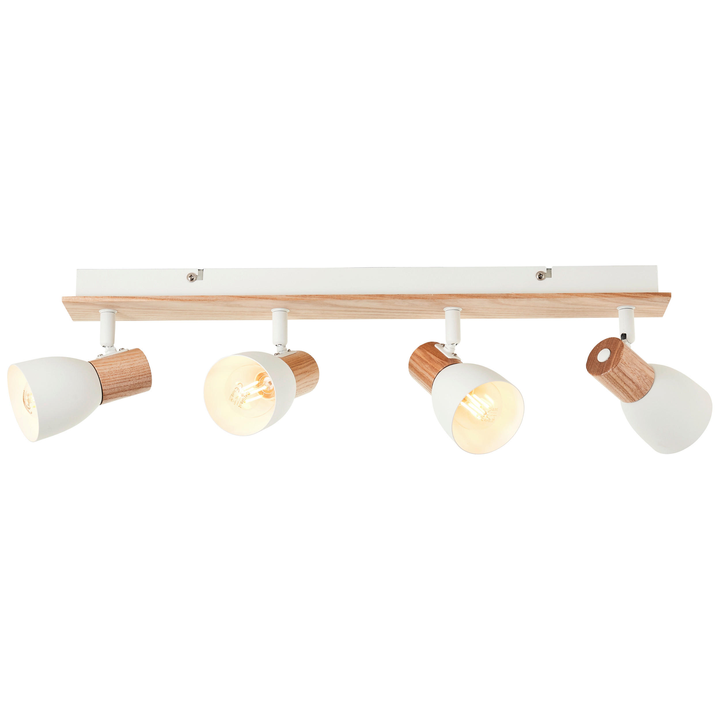 STRAHLER - Weiss/Naturfarben, Basics, Holz/Metall (52/7cm) - Brilliant