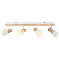 STRAHLER - Weiss/Naturfarben, Basics, Holz/Metall (52/7cm) - Brilliant