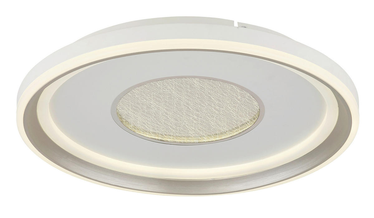 STROPNA LED-SVETILKA  EILA //2700-6000 K/230 V/ - barve šampanjca/bela, Design, kovina/umetna masa (48/7,5cm) - Globo