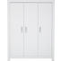 KLEIDERSCHRANK in Weiß - Silberfarben/Weiß, KONVENTIONELL, Holzwerkstoff (156,8/205,3/55,3cm) - Paidi KLEIDERSCHRANK in Weiß - Silberfarben/Weiß, KONVENTIONELL, Holzwerkstoff (156,8/205,3/55,3cm) - Paidi
