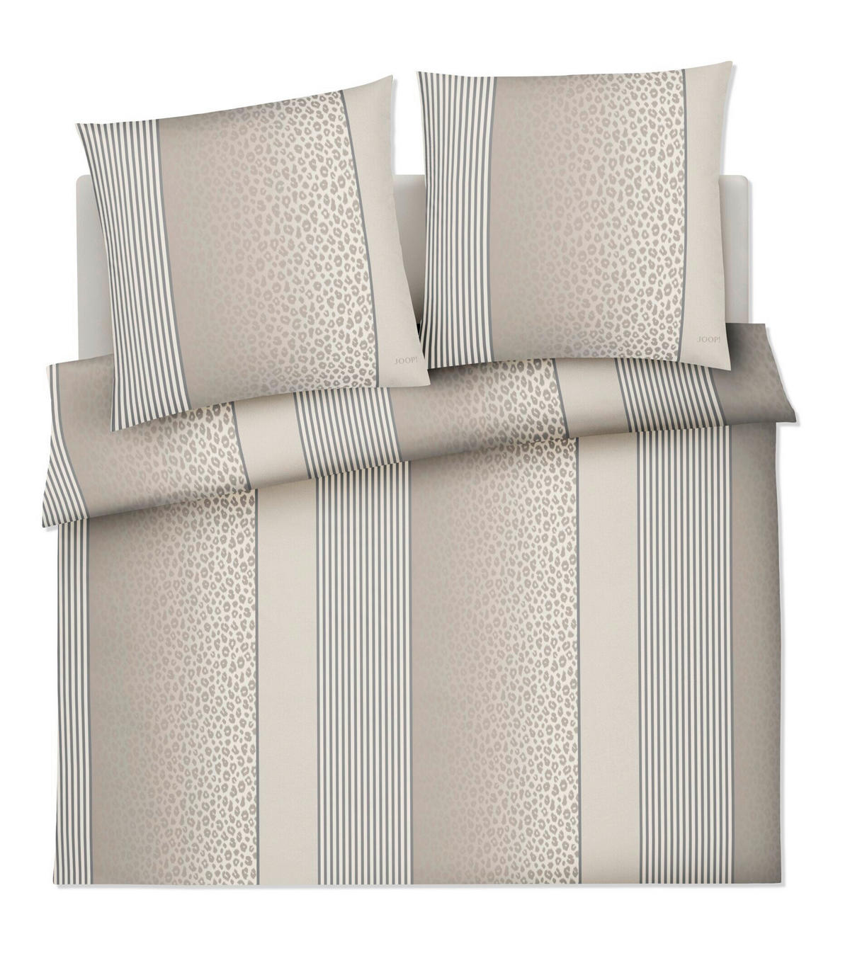 BETTWÄSCHE Leo Makosatin 200/200 cm  - Creme, Design, Textil (200/200cm) - Joop!