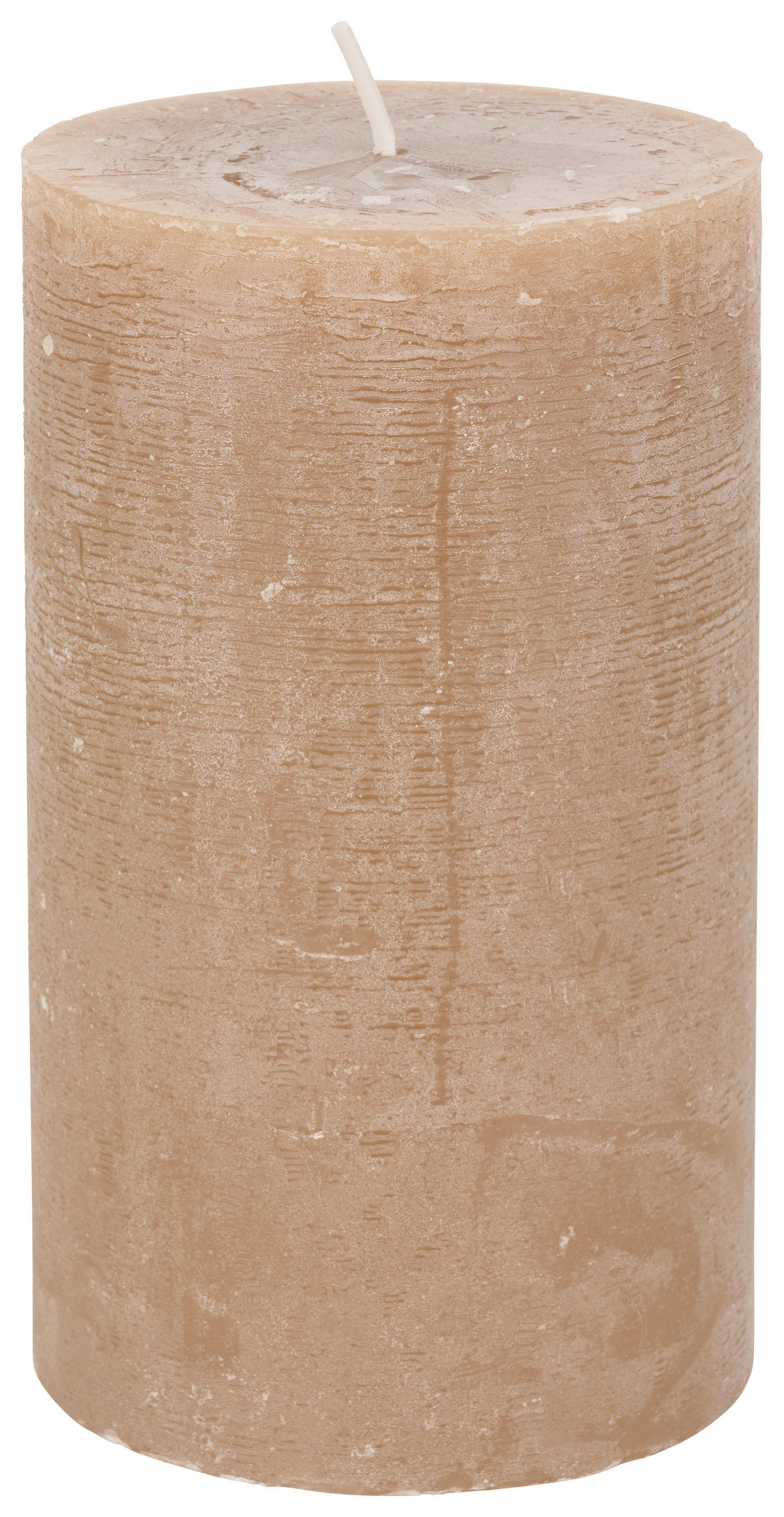 STUMPENKERZE 10/18 cm  - Braun, Basics, Naturmaterialien (10/18cm) - Ambia Home