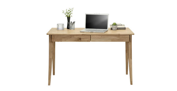 SCHREIBTISCH 120/65/76 cm in Wildeiche - Wildeiche, Natur, Holz (120/65/76cm) - Linea Natura